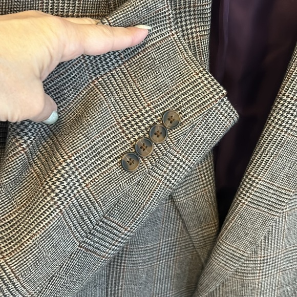 Brooks Brothers 346 Madison Fit Plaid Wool Blazer - Picture 4 of 8